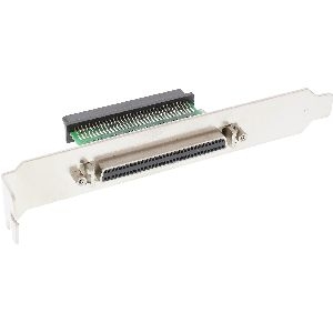 InLine® SCSI III U320 Slotblech, 68pol mini Sub D Buchse / Buchse, innen/außen 45550