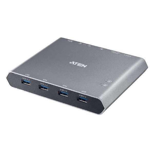 ATEN US3311 2-Port 4K DisplayPort USB-C KVM Switch mit PD 60653G