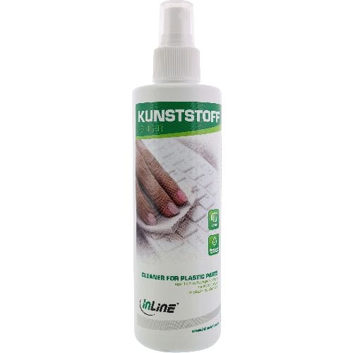 InLine® Kunststoffreiniger für Gehäuse, Tastatur, Maus, Pumpspray 250ml 43206