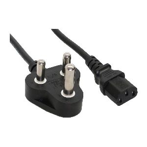 InLine® Netzkabel, Netzst. Südafrika 5A Typ D auf Kaltgerätestecker C13, 1,8m 16652R