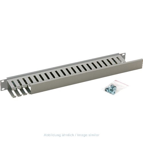 Triton RAC-VP-X02-A1 19 Kunststoffkabelkanal 1HE, einseitig, grau 01905L