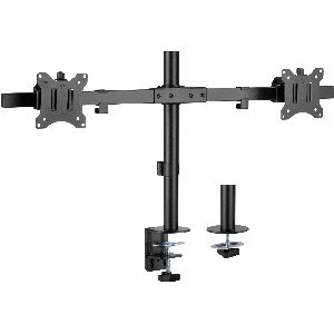 InLine® Tischhalterung, für 2x LCD-/LED-Display bis 81cm (32&quot;), max. 9kg 23108E