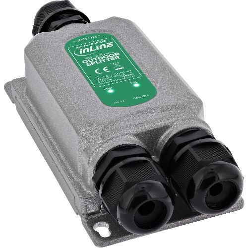 InLine® PoE++ Splitter Outdoor IP67 IK10 60 W 12 V 1 Gb/s 44432G
