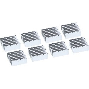 8er Pack InLine® IC-Kühler, selbstklebende Kühlrippen 33955I