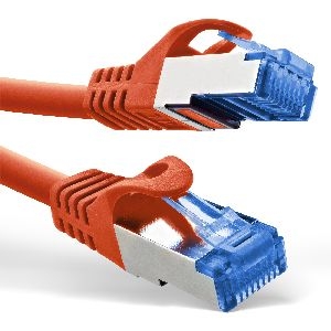 InLine® Patchkabel, Cat.6A, S/FTP, TPE (LSZH), CCA, rot, 0,3m 72633R