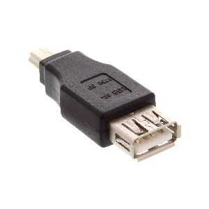 InLine® USB 2.0 Adapter, Buchse A auf Mini-5pol Stecker 33500B