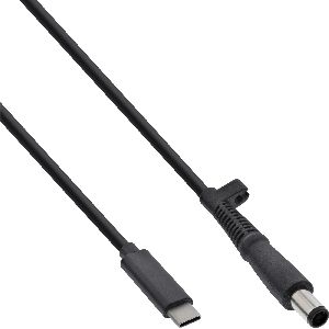 InLine® USB-C zu HP Notebook (rund/groß) Ladekabel, 2m 26673