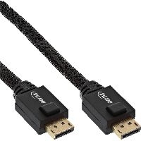 InLine 17125A InLine® DisplayPort Aktiv-Kabel, 4K2K, schwarz, vergoldete Kontakte, 25m
