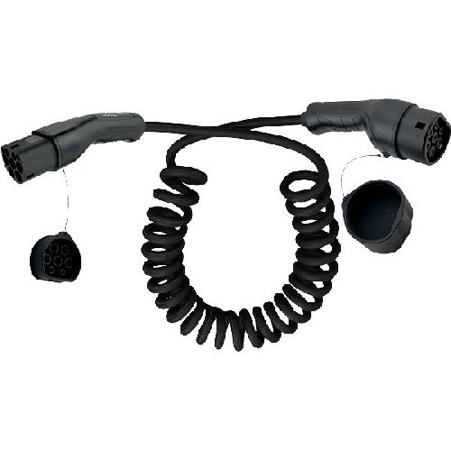 InLine® EV Spiral-Autoladekabel Typ2, 11 kW, 3-phasig, 5 m 16275S