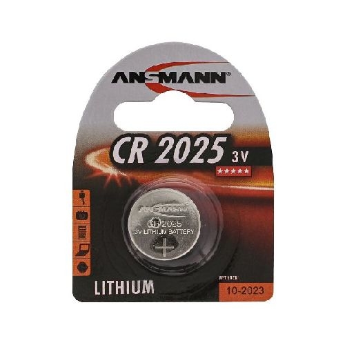 ANSMANN 5020142 Knopfzelle CR2025 3V Lithium 01043