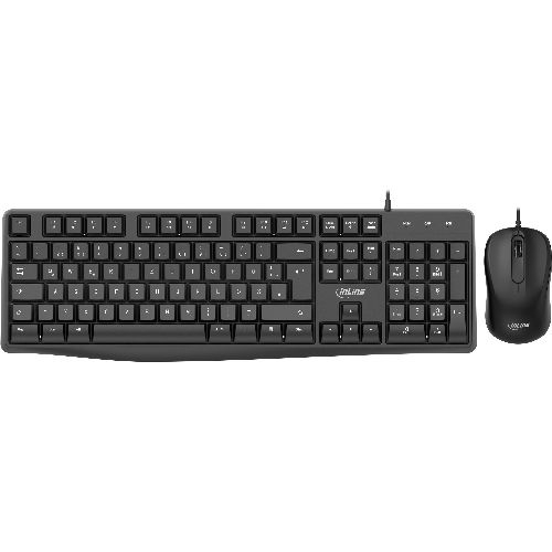 InLine® Basic Desktop II, Tastatur-Maus Set, USB-Kabel, Standard DE Layout 55367A