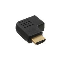 InLine 17600T InLine® HDMI Adapter, Stecker / Buchse, seitlich rechts gewinkelt, vergoldete Kontakte