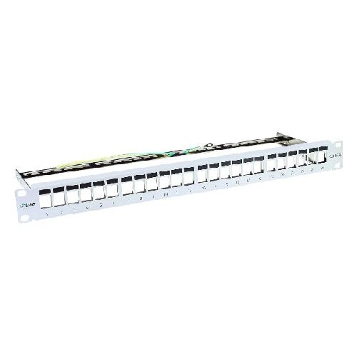 InLine® Patchfeld Leerblech 24-fach, Keystone Snap-In , 48,26cm (19), 1HE 76824A