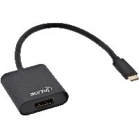 InLine 64102B InLine® USB Display Konverter, USB Typ-C Stecker zu DisplayPort Buchse (DP Alt Mode),