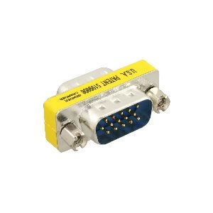 InLine® Mini-Gender-Changer, 15pol HD (VGA), Stecker / Stecker 37714