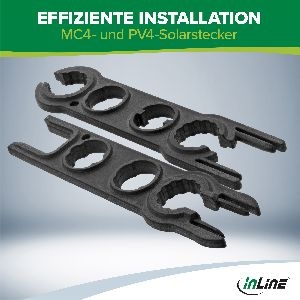 InLine® Montageschlüssel für Solarstecker (MC4 / PV4) 2er Set 94103