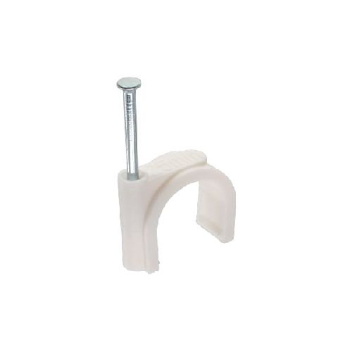 InLine® Kabelschelle 8mm rund, weiß, 100 Stück 44020B