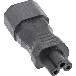 InLine® Netzadapter IEC 60320 C14 / C5, 3pol. Kaltgeräte / Notebook 16723B
