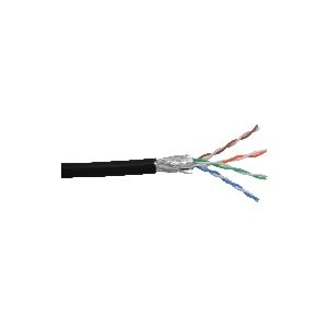 InLine® Patchkabel Cat.5e, schwarz, SF/UTP, AWG26, PVC, 100m 72099S