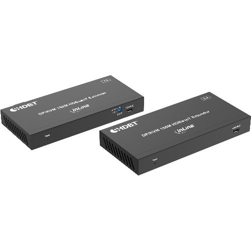InLine® KVM Extender, DP 4K/60Hz, HDBaseT, 100m, Set 57885N