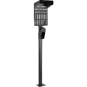 InLine® Universal Wallbox-Standfuß mit EV-Ladekabel Halterung, schwarz 59989B