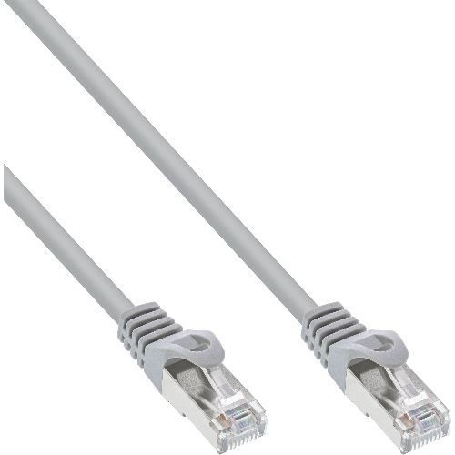 50er B-Pack InLine® Patchkabel, U/UTP, Cat.5e, grau, 2m B-71402