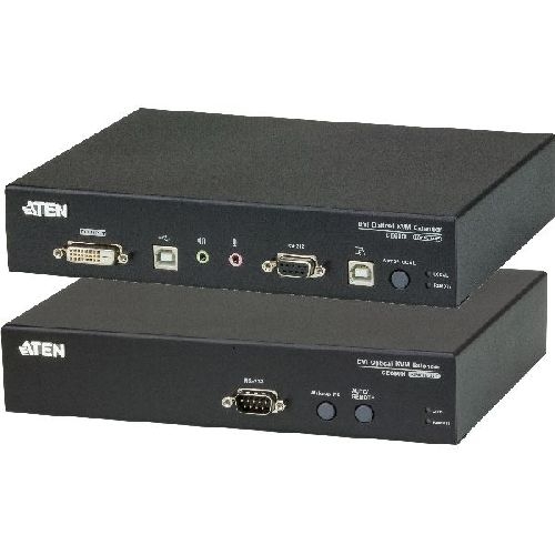 ATEN CE680 Konsolen-Ext., DVI über LWL, USB, RS232, m. Audio, max. 600m via LWL 60661M