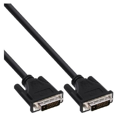 InLine® DVI-D Kabel, digital 24+1 Stecker / Stecker, Dual Link, 5m 17775A