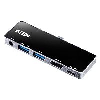 ATEN UH3238 USB-C Multiport Reise-Dockingstation mit Power-Pass-Through 33290K