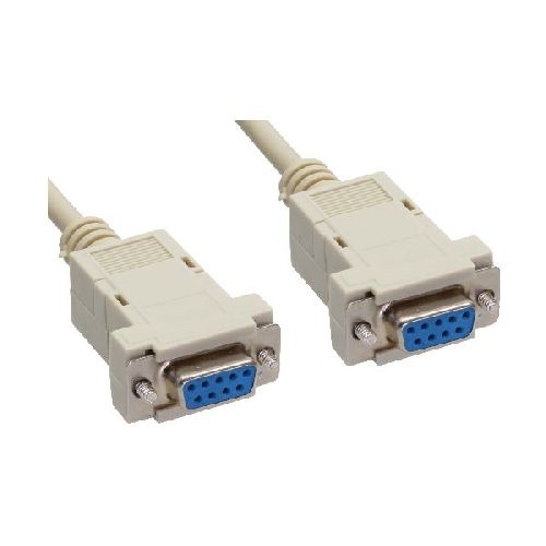 InLine® Nullmodemkabel, 9pol Buchse / Buchse, geklippt, 2m 12222L