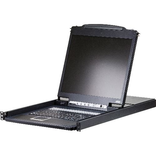 ATEN CL1316N CH KVM-Switch 16-Port, 19-LCD-Konsole (PS/2-USB, VGA) CH-Layout 60711S