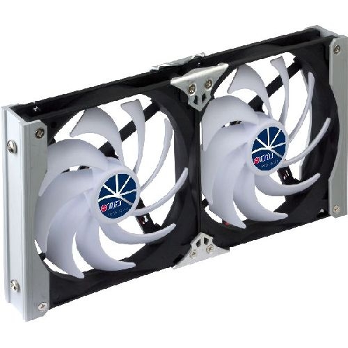 Titan TTC-SC09TZ(B) Wohnmobil Kühlschrankventilator Doppellüfter 2x 120x120x25mm 33742C