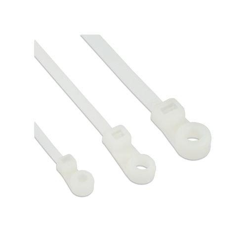 InLine® Kabelbinder mit Montageloch, Länge 200mm, Breite 4,8mm, 100 Stück 59975C