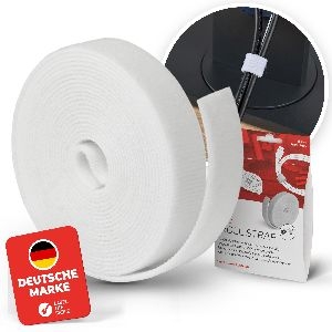LABEL THE CABLE LTC Roll Strap, doppelseitige Klettbandrolle, 3m, weiß 59939C