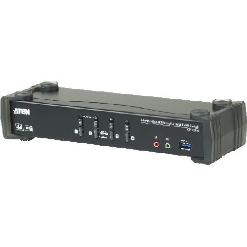 ATEN CS1924M KVMP-Switch 4-fach, DisplayPort mit MST, USB 3.0, 4K 63602G