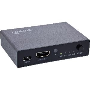 InLine® HDMI Switch, 3-fach, 8K4K@60Hz, HDCP 2.3 65020