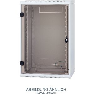 Triton RBA-18-AS4-CAX-A1 19&quot; Wandschrank 18HE, 600x395mm, einteilig, grau 01919B