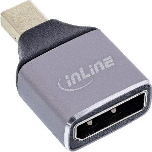 InLine® DisplayPort 1.4 Adapter, DisplayPort Buchse / Mini Displayport Stecker, 17291C