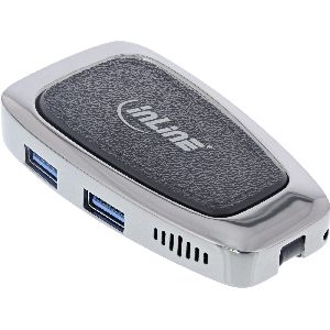 InLine® Multifunktions-Hub USB 3.2 Gen.2 USB-C (2x USB-A 10Gb/s + 1xHDMI 4K@60Hz + 1x USB-C 10Gb/s &