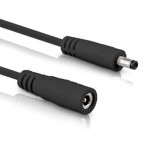 InLine® DC Verlängerungskabel, DC Stecker/Buchse 3,5x1,35mm,AWG 18, schwarz 0,5m 26955I