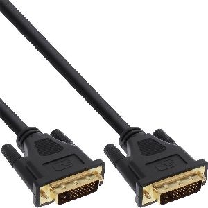 InLine® DVI-D Anschlusskabel Premium, digital 24+1 ST / ST, Dual Link, 3m 17783P