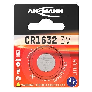 ANSMANN 1516-0004 Knopfzelle CR1632 3V Lithium 01065X