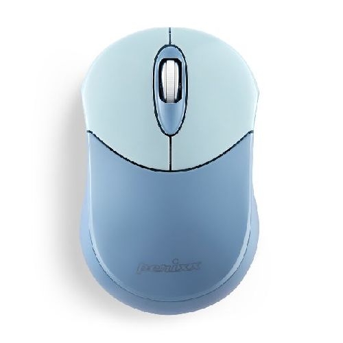 Perixx PERIMICE-802BL, Bluetooth-Maus für PC und Tablet, schnurlos, blau 57143B