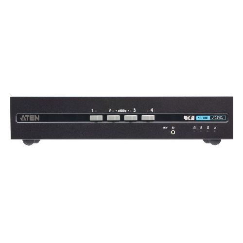 ATEN CS1144DP4 4-Port KVM Secure Switch mit USB 4K DisplayPort Dual-Display 61615J