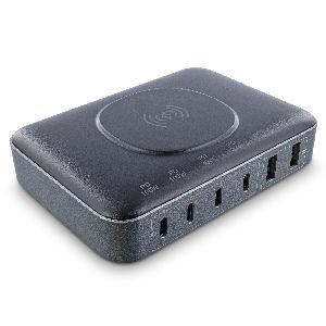 InLine® Qi Powerstation Multiport, Netzteil, Ladegerät, Wireless charging 31517K
