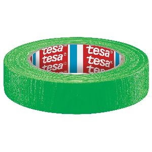 tesaband Gewebeband, 25m x 19mm, neongrün 11646D