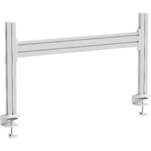 InLine® Slatwall Tischhalterung, Aluminium Panel 1 m, inkl. 2 Stützen 0,43 m 23181E