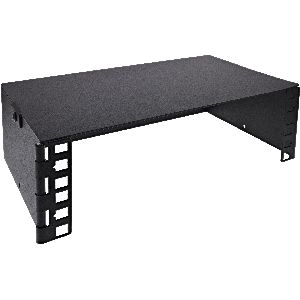 InLine® 10 Mini Rack zur Wandmontage, 2HE, 15,2cm Tiefe, schwarz 10102B
