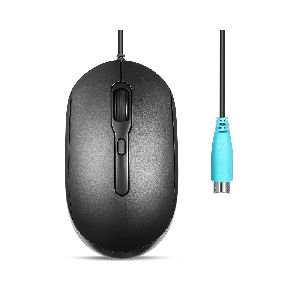 Perixx PERIMICE-222PB, Maus, optisch, 4 Tasten, Silent, PS2, schwarz 57144D