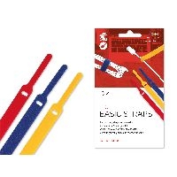 Label-The-Cable Basic, LTC 1130, 10er Set mix (gelb, blau, rot) 59935R